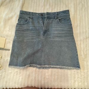 jean skirt